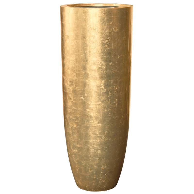 Afwijzen belangrijk wenselijk LEILA XXL hoge gouden vaas 120cm - Grote bloempot, hoge vaas of XL  plantenbak > Parelmoer Vaas